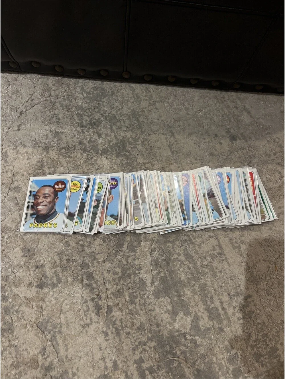 110+ 1969 Topps Vintage Lot VG MLB Baseball Cards Base No Doubles